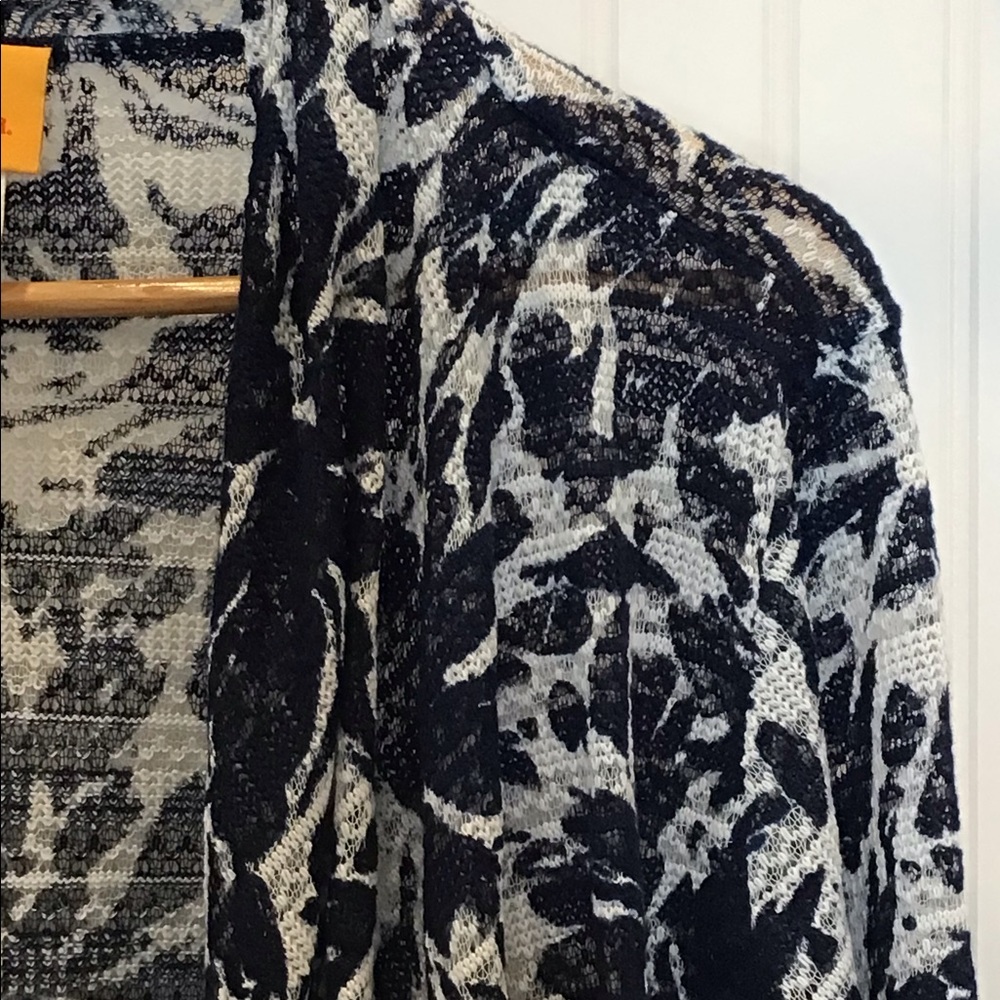 Ruby Rd. | Plus Size Women’s Cardigan Sweater Blue/White 3X - Picture 11 of 16